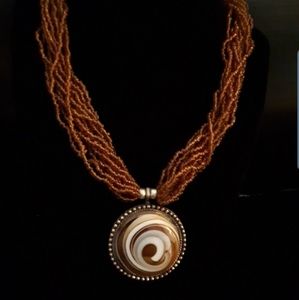 Glass Beaded Necklace
